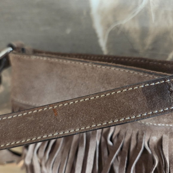 Michael Kors Fringe Suede Shoulder Bag - Picture 8 of 15